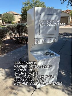 Space saver washer dryer combo