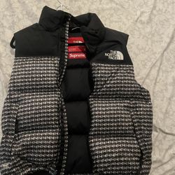 Supreme x northface vest