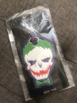 Suicide Squad Joker PU Luggage Tag - New!!!