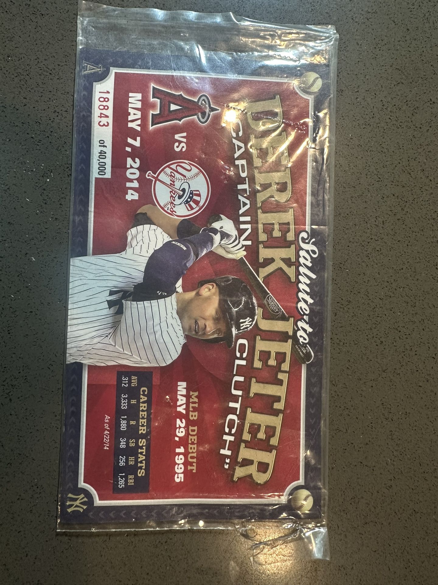 Baseball Salute To Derek Jeter