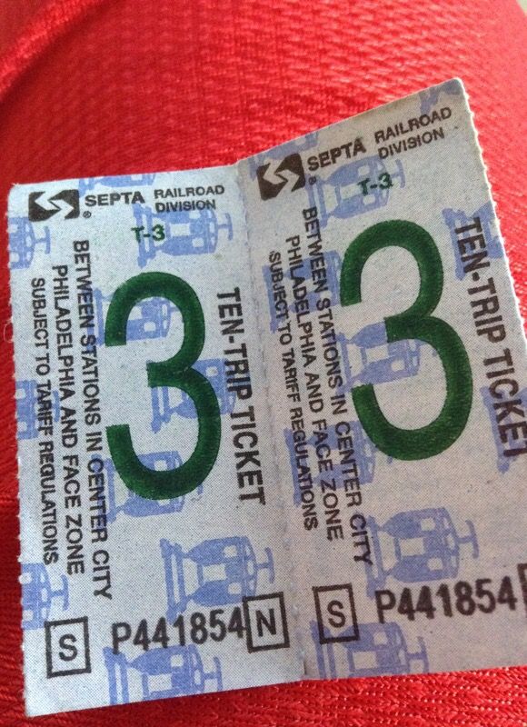 Septa train tickets as many as you need for cheap