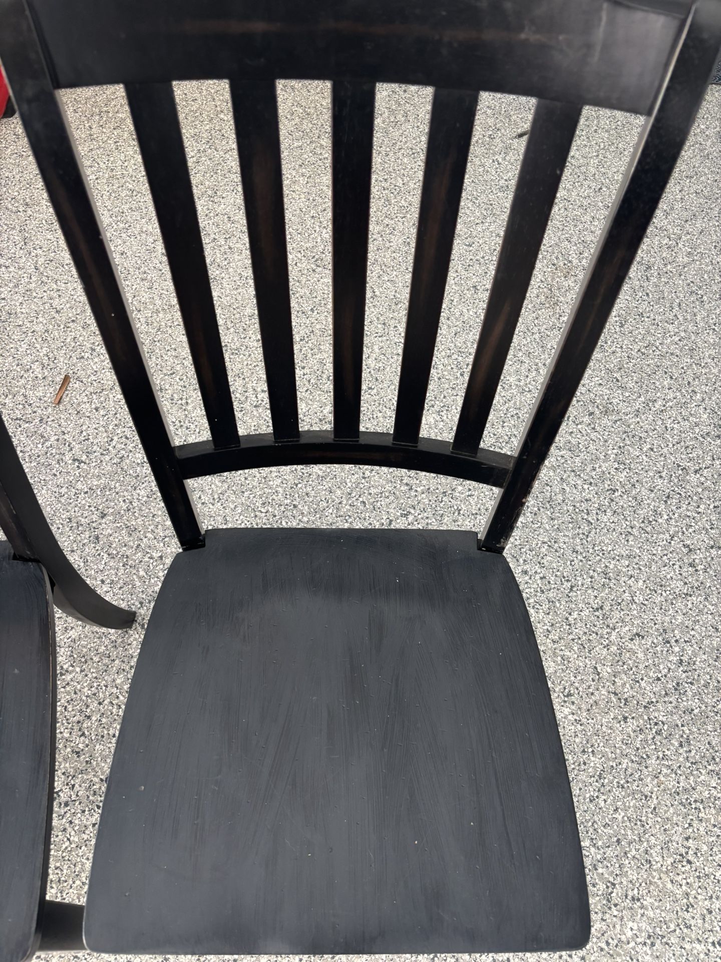 2 Black Chairs For $30