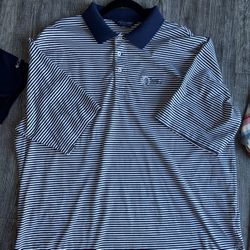 Vintage Polo Golf Ralph Lauren Tucson National Striped Polo Shirt - Men's Size XXL