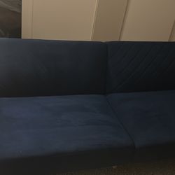 Dark Blue Couch/Futon