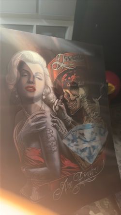 3D poster Merlin Monroe