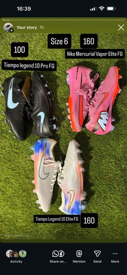 Size 6 Follow on IG413FootyCleatsAZ