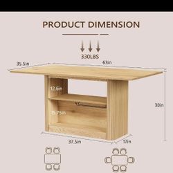 New Dining Kitchen Table Desk Office Storage 