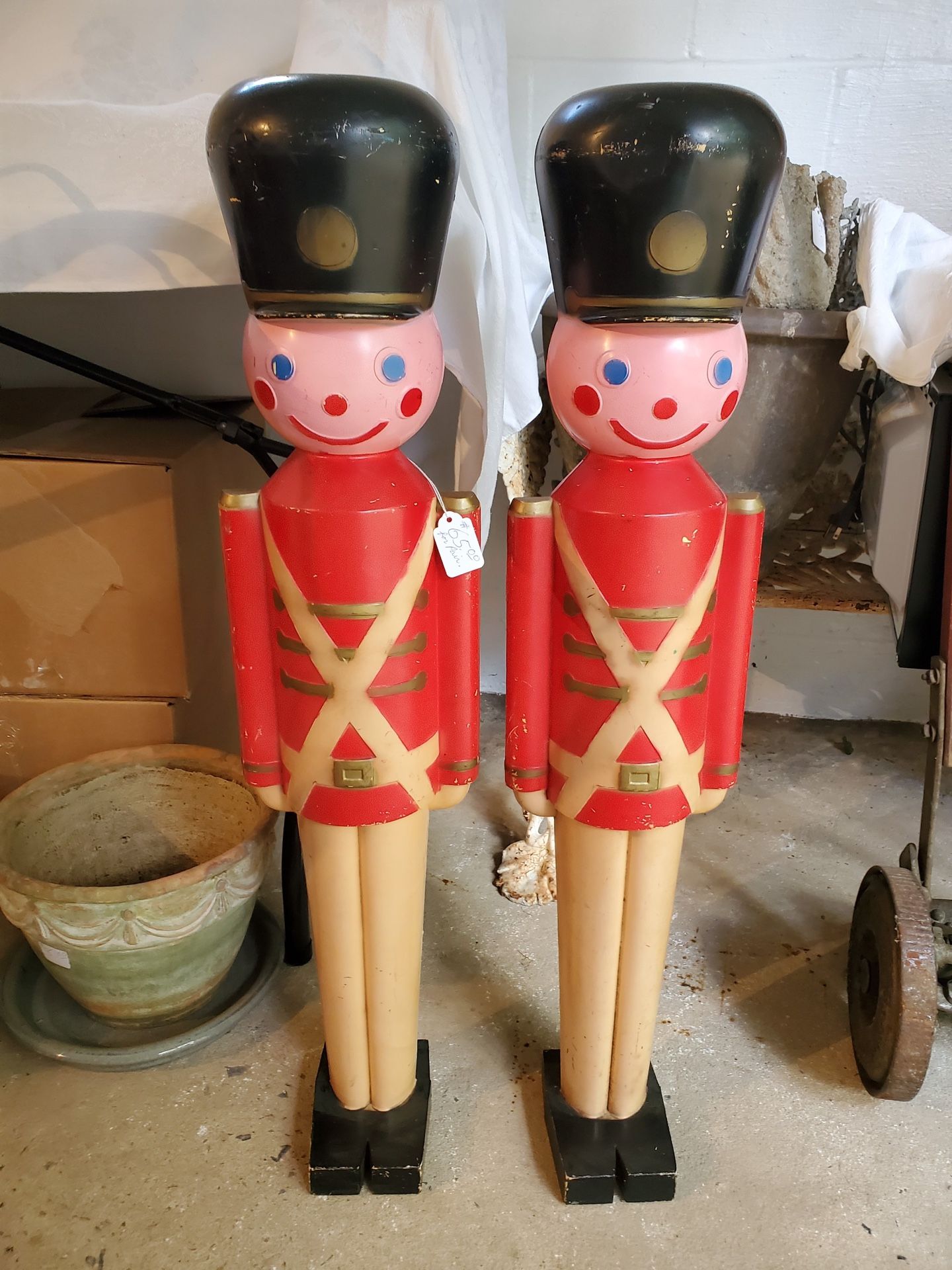 Vintage Soldier Blow Molds