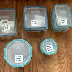 Snapware Food Containers (Please Read Descriptions)
