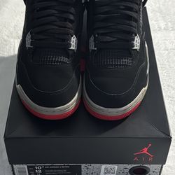 Jordan Bred 4s Size 10.5