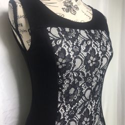 Bodycon Black Lace Dress 