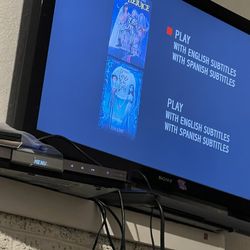 Tv And Blu Ray Player 