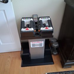POWER BLOCK DUMBBELLS 