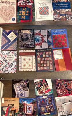 Huge Lot of 40+ Quilting Books