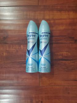 Degree Advanced 72HR Bidy Heat Activated Dry Spray Antiperspirant Deodorant: SHOWER CLEAN; 3.8 oz Each (2  For $10)