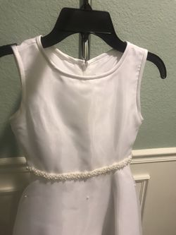 NEW Girls First Communion, Bridal Dress Sz 7
