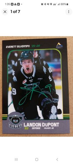 2026 Signed Everett Silvertips Trading Cards SGA 2/27 Brand New Set