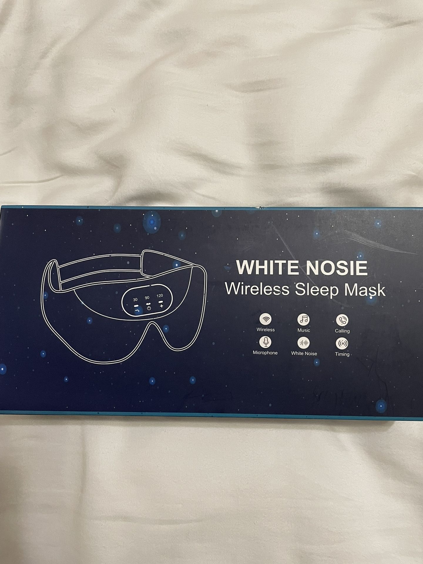 Wireless Sleep Mask With White Noise