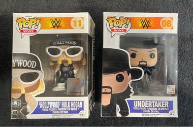 Funko Undertaker and Hollywood Hulk Hogan WWE Bundle