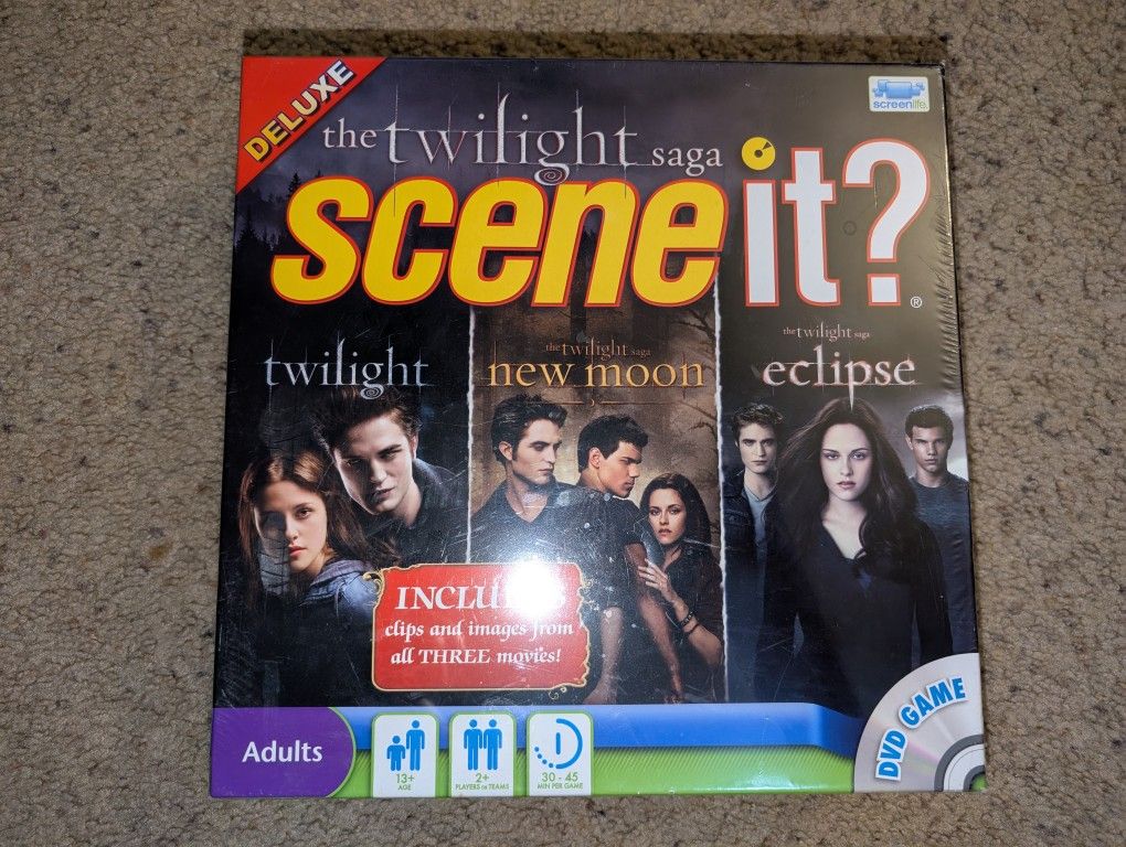 New Twilight Scene IT DVD Board Game