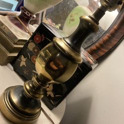 Mid century Brass Table Lamp