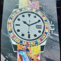 CANVAS ART PICTURE 18" X 20"  Rolex! LOOK UP YOURSELF THIS IS THE DESCRIPTION  OF THIS CANVAS!