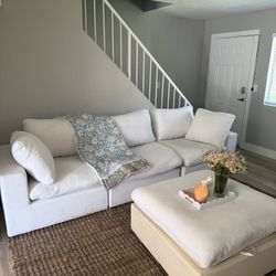 Feather-Down Sectional Sofa