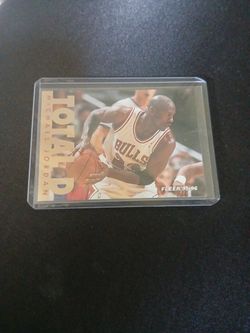 1995-96 Fleer Michael Jordan Total D Card