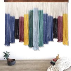 Dip-Dyed Macrame Wall Tapestry