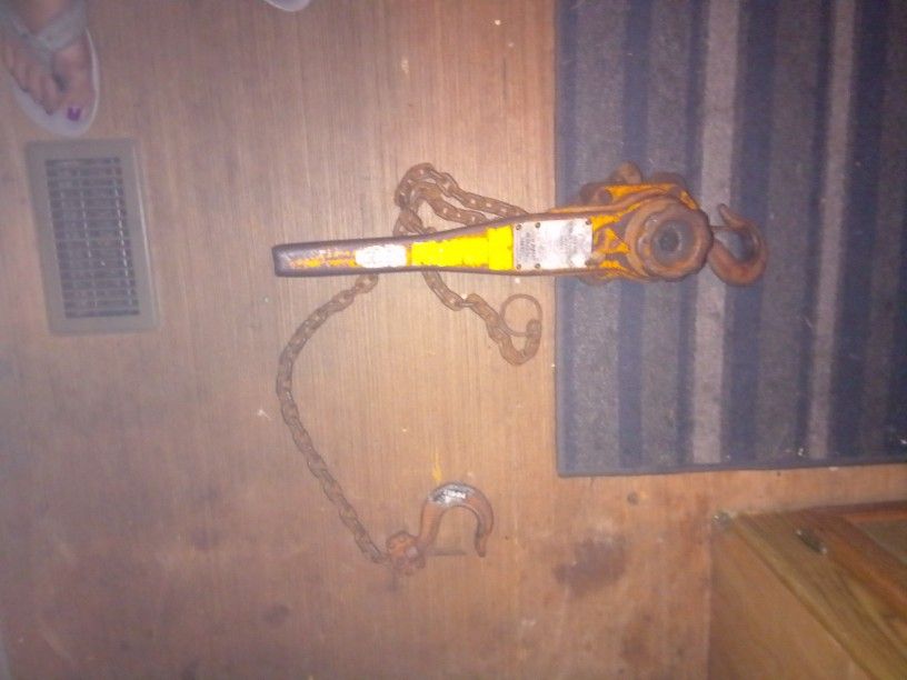 Beebe Bros Inc Motor Hoist 1 1/4 Ton 6ft Chain