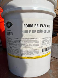 Form Release Oil, Pail, 5 Gallons