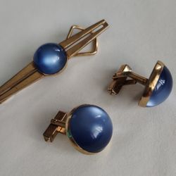  Swank cufflinks and tie bar