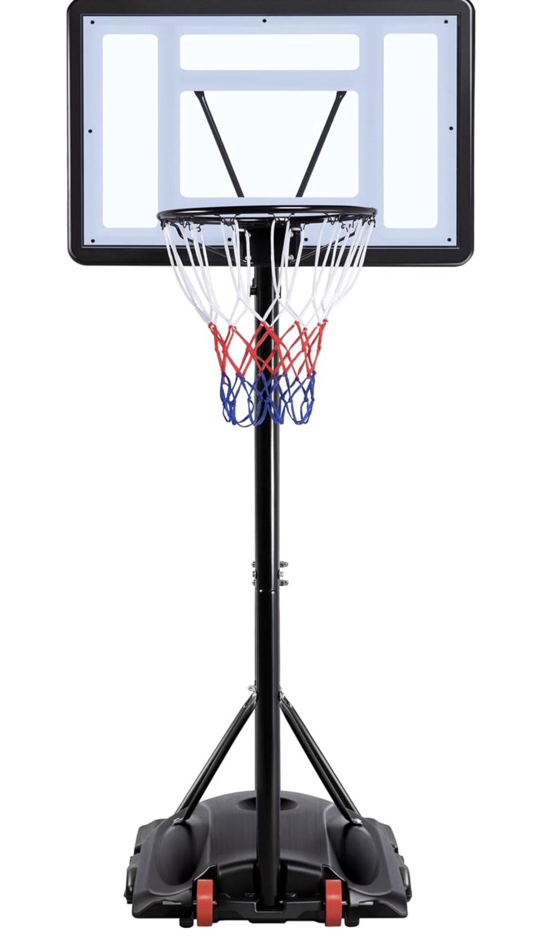 Portable Basketball Hoop Backboard System Removeable Adjustable Basketball Hoop & Goals Outdoor/Indoor Adjustable Height Basketball Set for Youth 5926