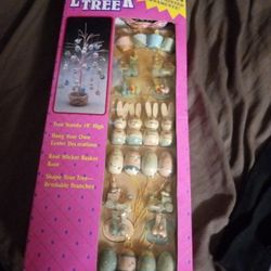 Vintage Easter Tree New In Box CALDORS purchase!