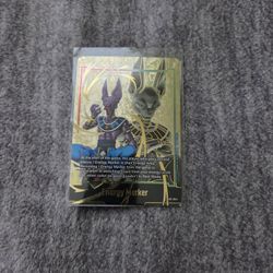 Dragon Ball Fusion World Beerus Energy Marker Gold