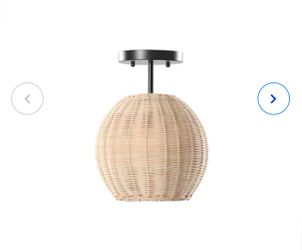 All new farmhouse semi-flush mount light