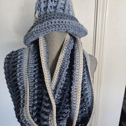 Infinity Scarf With Matching Hat