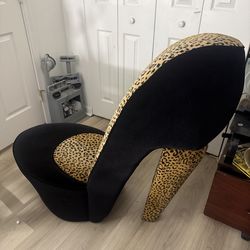 Cheetah High heel chair