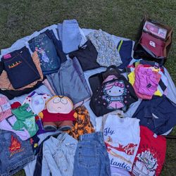 90's- Y2K fashions And Accessories - Hello Kitty,Jnco, Abercrombie 