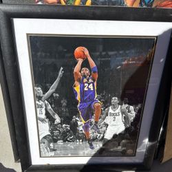 Kobe Poster Framed