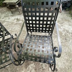 Swing & Matching Rocker Chairs, Metal, LIKE NEW, ODU area