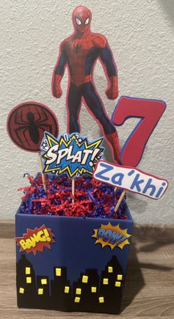 Spiderman Party Centerpieces 