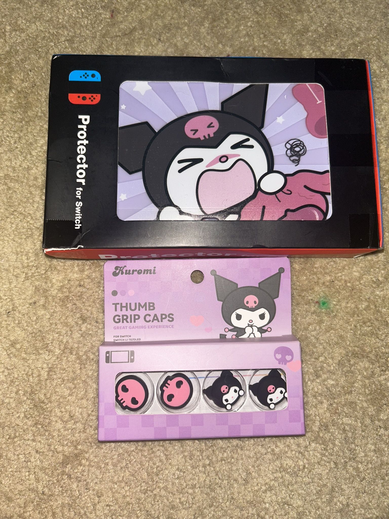 Kuromi Nintendo Switch Case & Thumb grips 