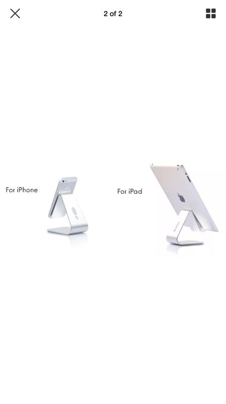 Micro-Suction Aluminium Stand & Holder for iPhone, ipad