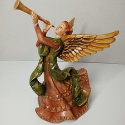 Vintage Heralding Angel Tree Topper Christmas