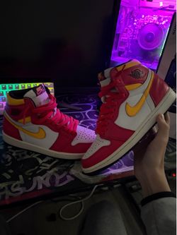 Light fusion red Jordan 1