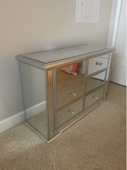 Mirrored Dresser for Bedroom