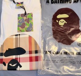 BAPE x Burberry T-Shirt – Size M – Brand New w/ Tags