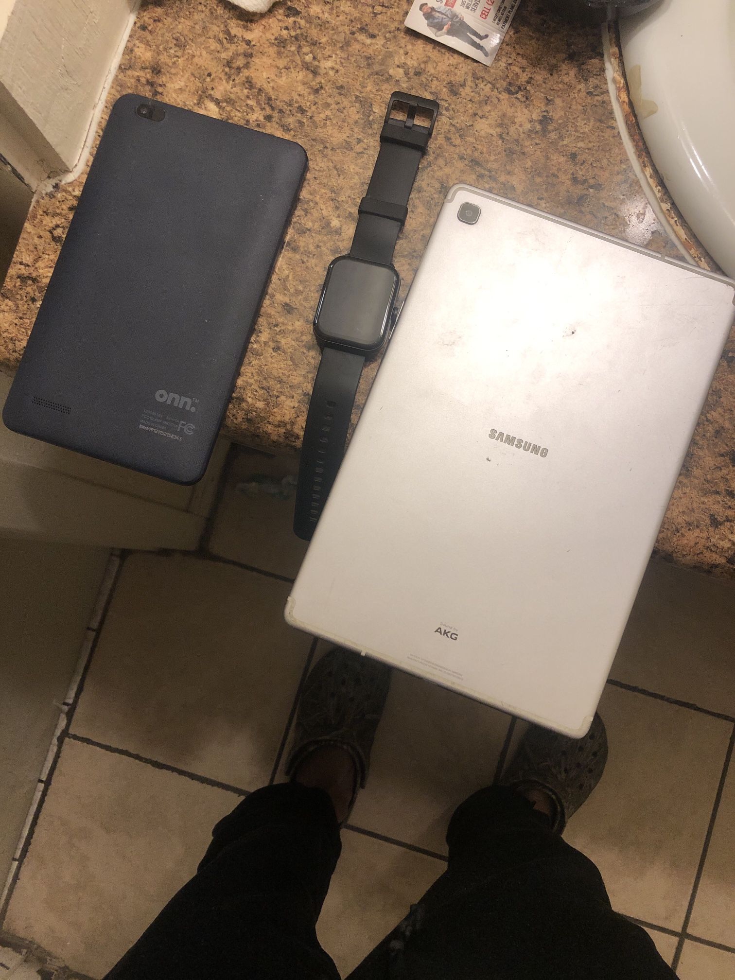 Used Tablets And Watch 