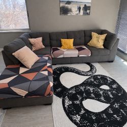Ashley Maier 2-Piece Sectional with Chaise — Gray — $700 OBO